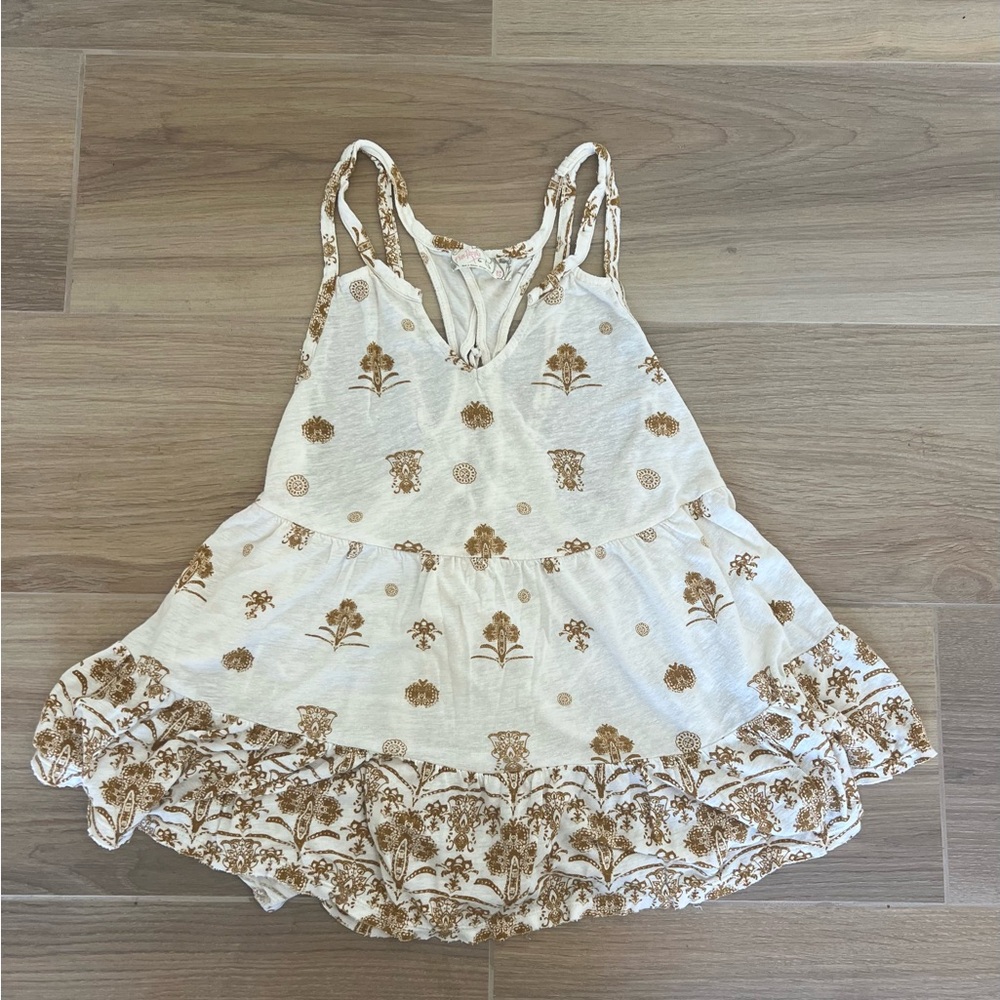 Floral Print Sleeveless Dress